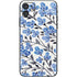 Cat Coq Blue Cherry Blossoms iPhone 11 Skin